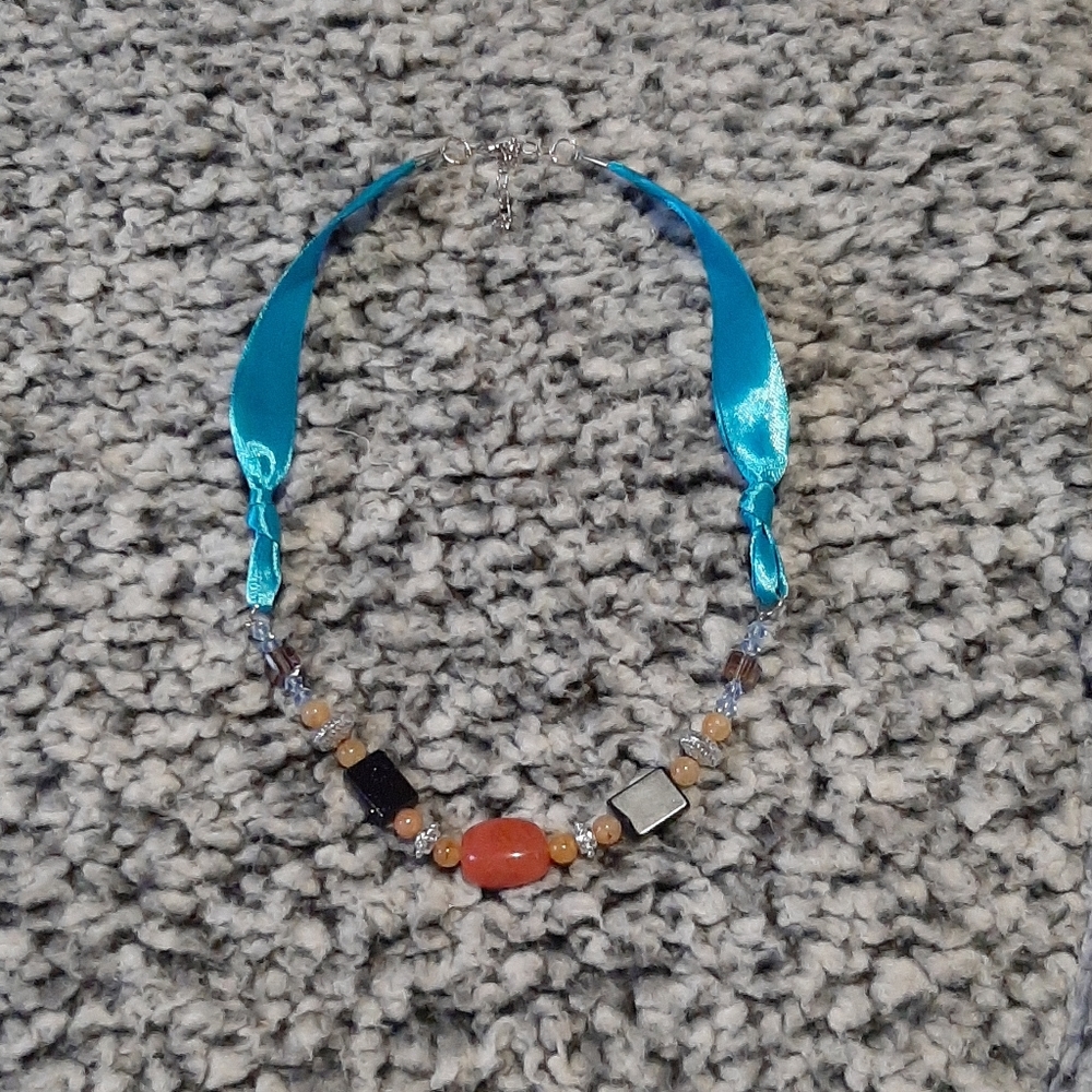Fun yet simple beaded necklace